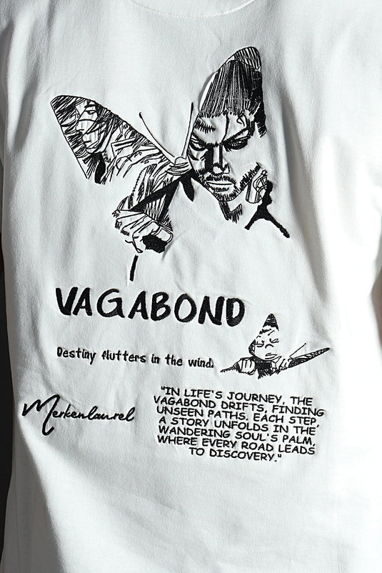 VEGABOND RELAXED FIT EMBROIDERD T-SHIRT