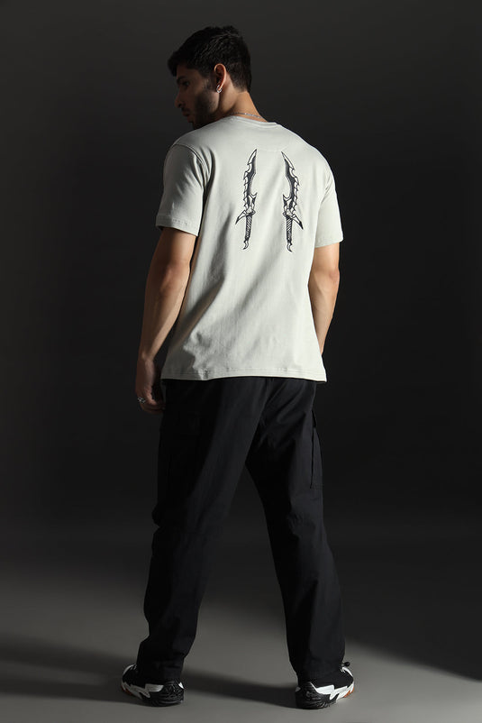 SOLO LEVELING RELAXED FIT EMBROIDERY T SHIRT