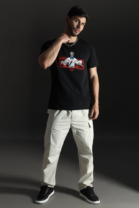 SUKUNA RELAXED FIT EMBROODERD T-SHIRT