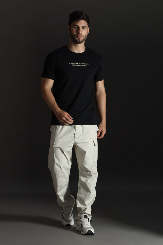 BOXER RELAXED FIT EMBROIDERD T-SHIRT