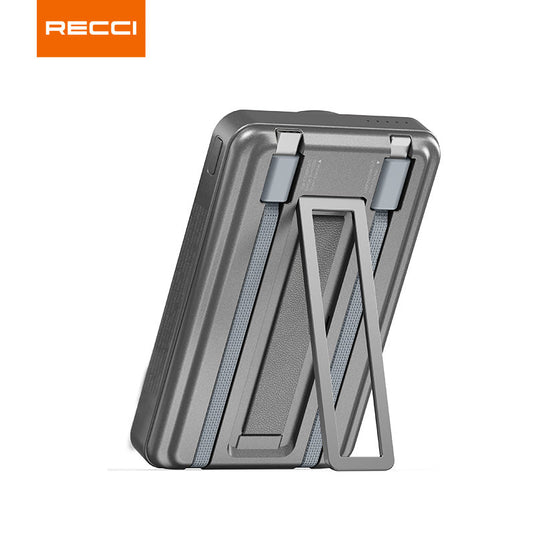 RECCI RPB-W23 PD20W + 15W 3 IN 1 MAGNETIC WIRELESS POWER BANK 10000MAH WITH CABLE MFI