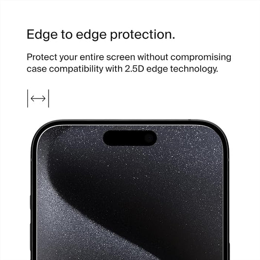 Belkin ScreenForce TemperedGlass Screen Protector for iPhone 14 and 15 Series