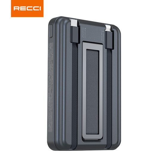 RECCI RPB-W23 PD20W + 15W 3 IN 1 MAGNETIC WIRELESS POWER BANK 10000MAH WITH CABLE MFI