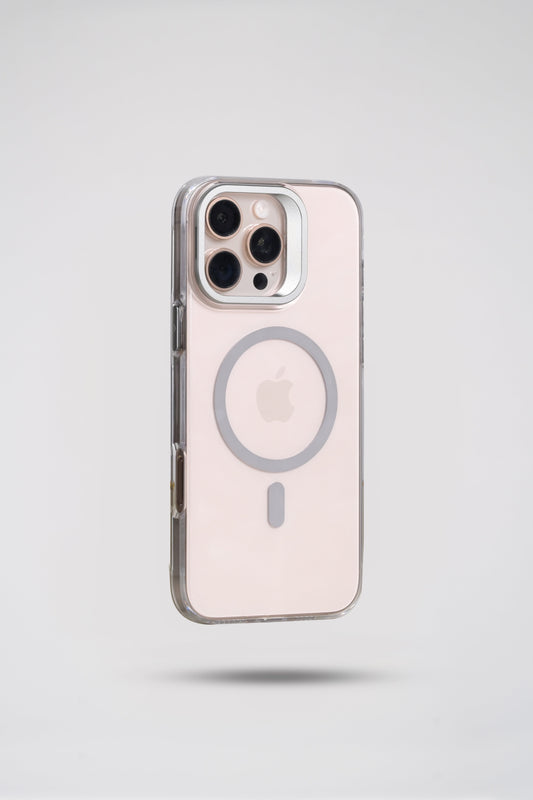 MAGSAFE TRANSPARENT CASE WITH CAMERA STAND - IPHONE 16 PRO