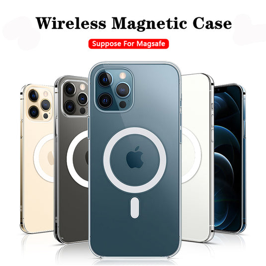 Ultra Clear MagSafe Case for iPhone (13-15 Series) - Wireless Charging Compatible