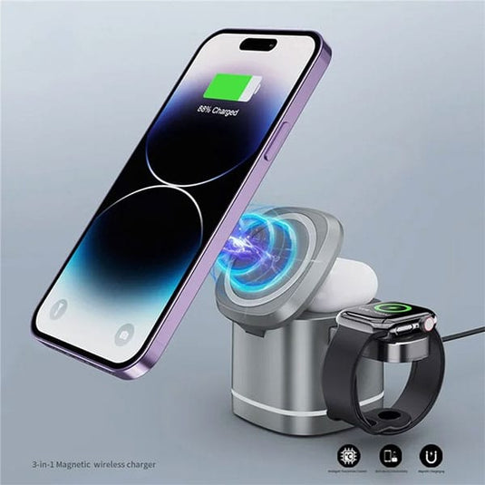 XUNDD XDCH-061 3-in-1 Magnetic Wireless Charger