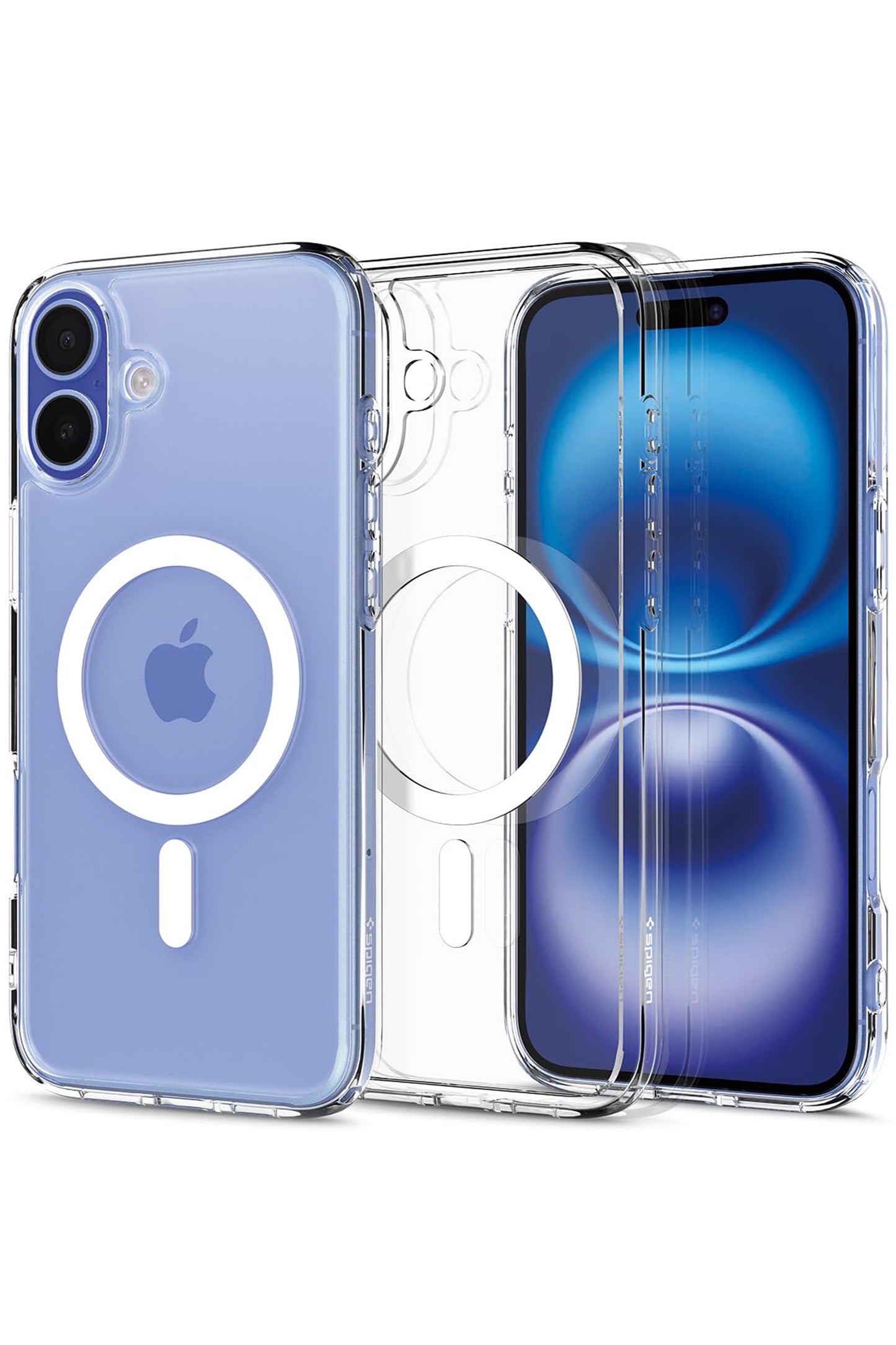 COMBO OFFER = SPIGEN TRANSPARENT CASE + SCREEN GLASS + CAMERA LENS